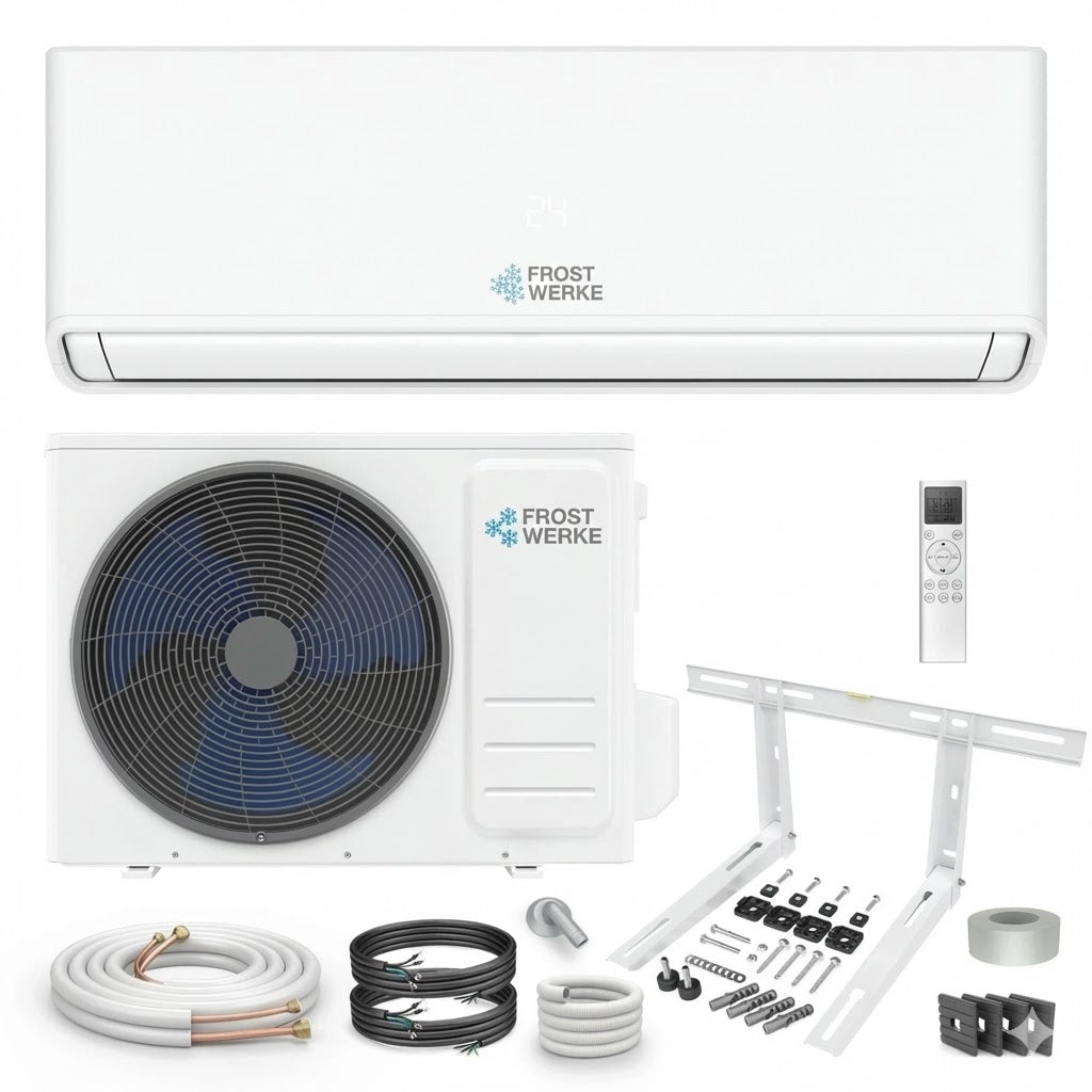 Frostwerke® Multisplit Klimaanlage Trio - 27.000 BTU (7,9kW) - 3 Innengeräte
