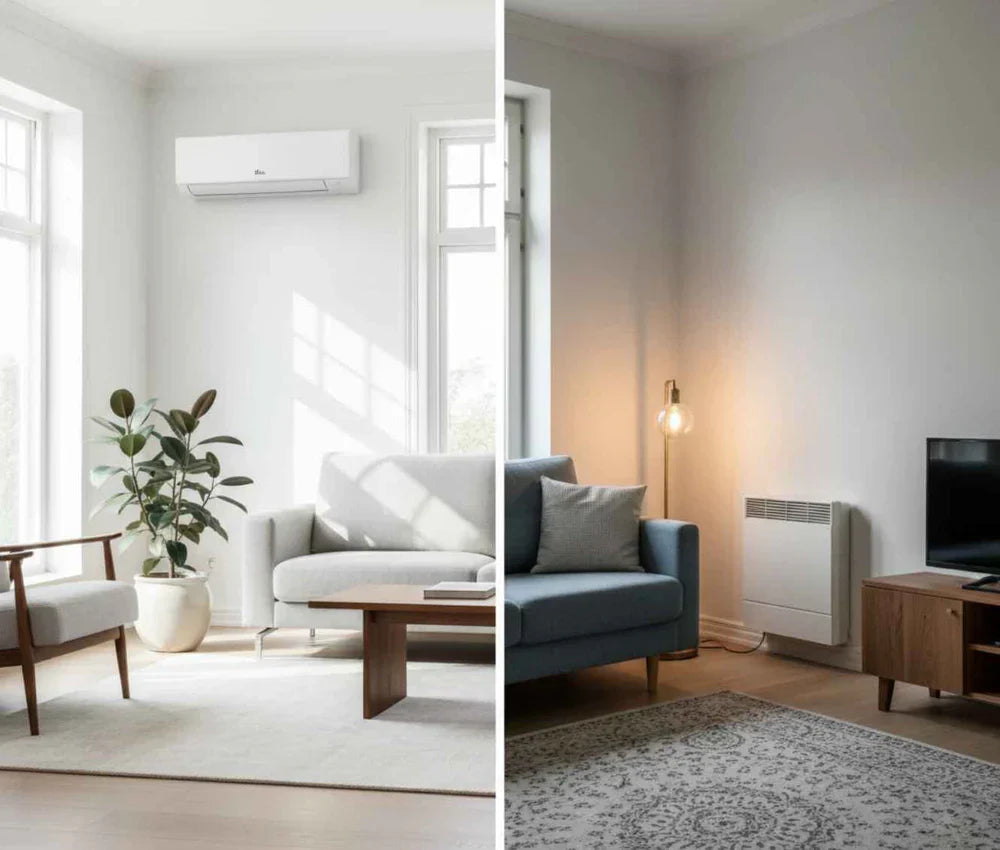 Nachtspeicherheizung oder Klimaanlage (Wärmepumpe) 2025 – Welche Heizung lohnt sich wirklich?